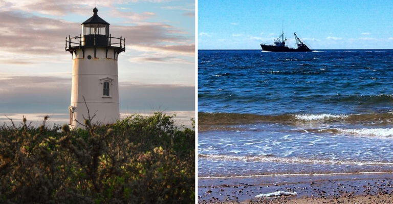 Spend The Night In A Massachusetts Lighthouse With Nothing But Ocean Outside
