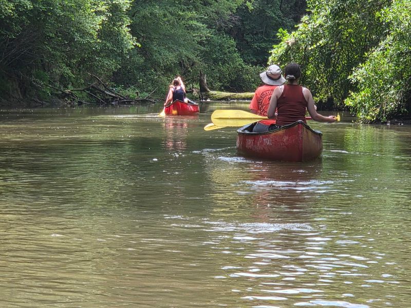 Canoes And Kayaks Join The Fun