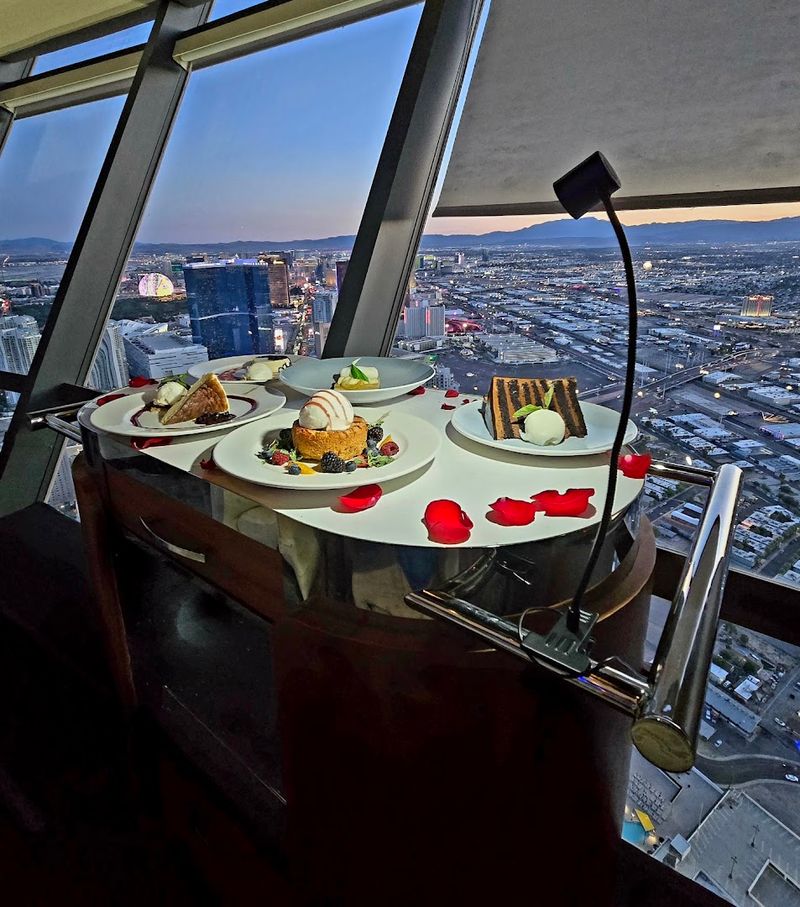 Window Seating Turns The Meal Into A Full Vegas Moment