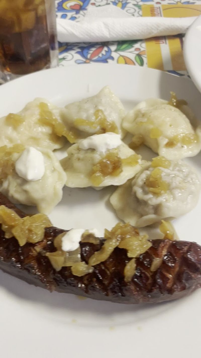 The Polish Plate Packs Pierogi Sausage And Stuffed Cabbage Together