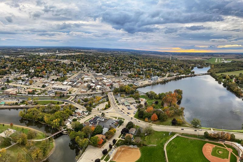 The Views Stretch Over Lake Geneva's Water And Countryside