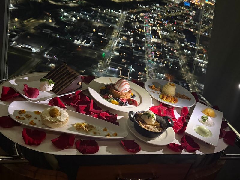 Dessert Feels Bigger With The Whole City Below