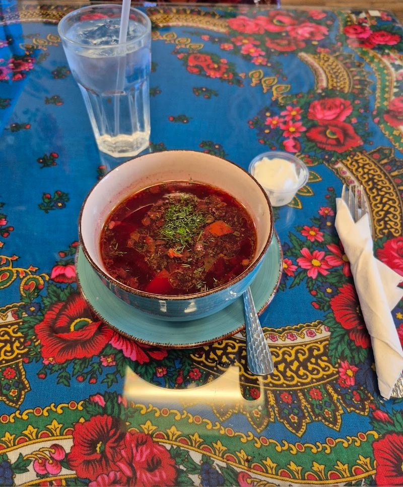 Red Borscht Gives The Meal A True Eastern European Start