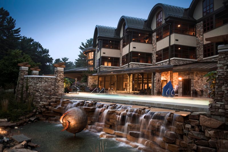 An In-Water Fire Feature Adds A Cozy Twist To Pool Time