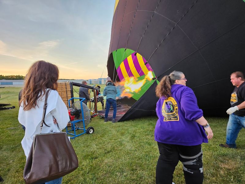 Photo Opportunities Begin Before The Balloon Leaves The Ground