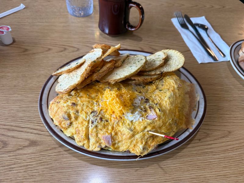 The Menu Calls Its Omelets World Class And Gigantic
