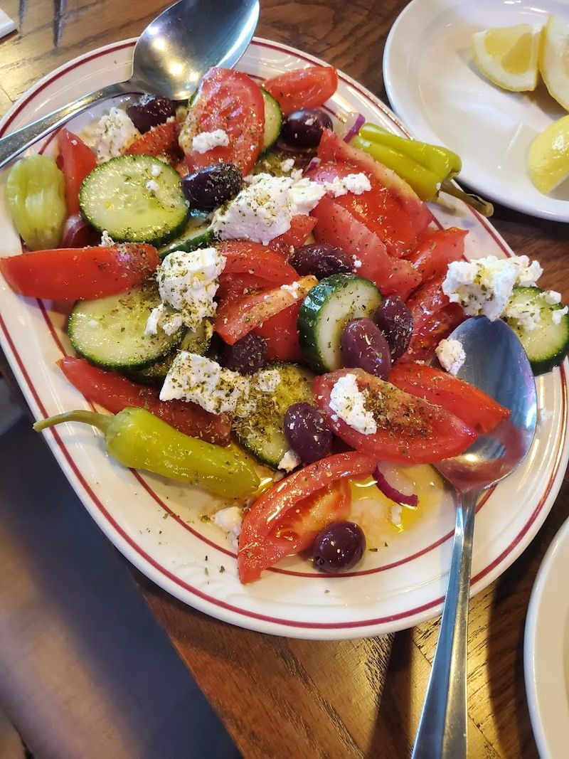 Fresh Greek Salads And Sides Round Out The Experience