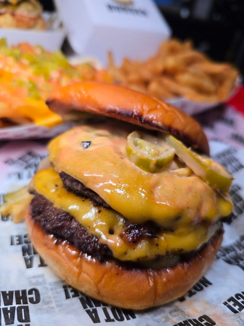 The Signature Burger Uses A Double Patty Of 100 Percent Wagyu Beef