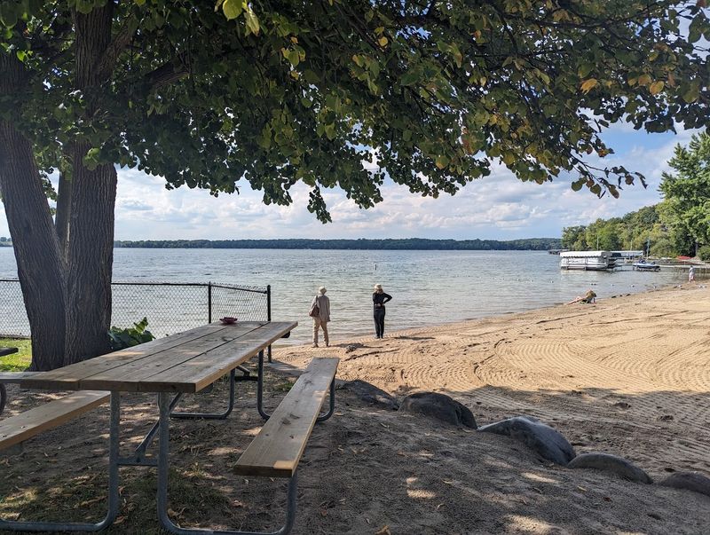 Bartel's Beach Sits Right On Rock Lake
