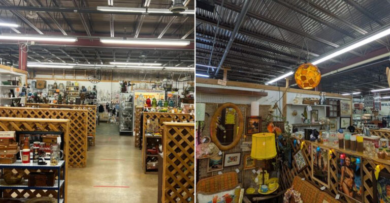 The Enormous Illinois Antique Mall With Aisles And Aisles Of Vintage Surprises