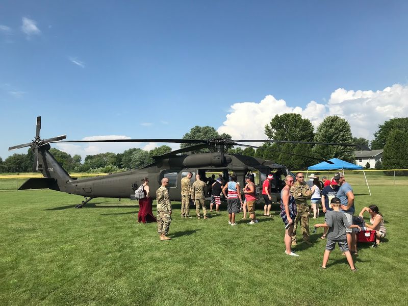 A Black Hawk Helicopter Fly-In Makes The Day Feel Even Bigger