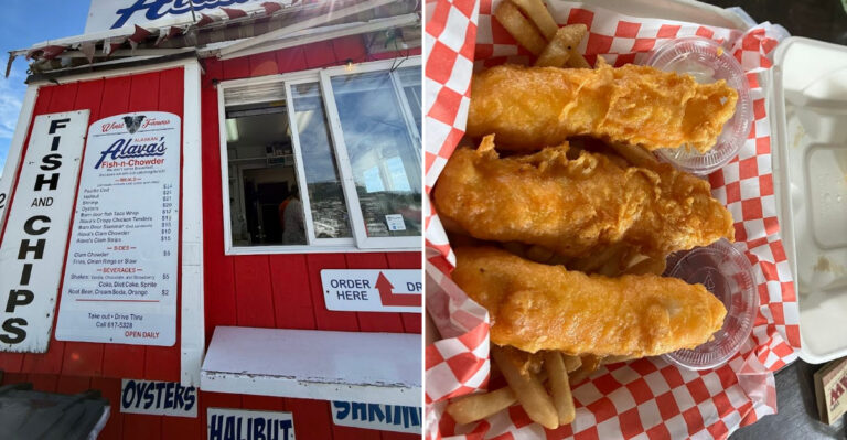 The Hidden Alaska Coastal Town Where A Legendary Fish And Chips Spot Draws Visitors From Miles Away