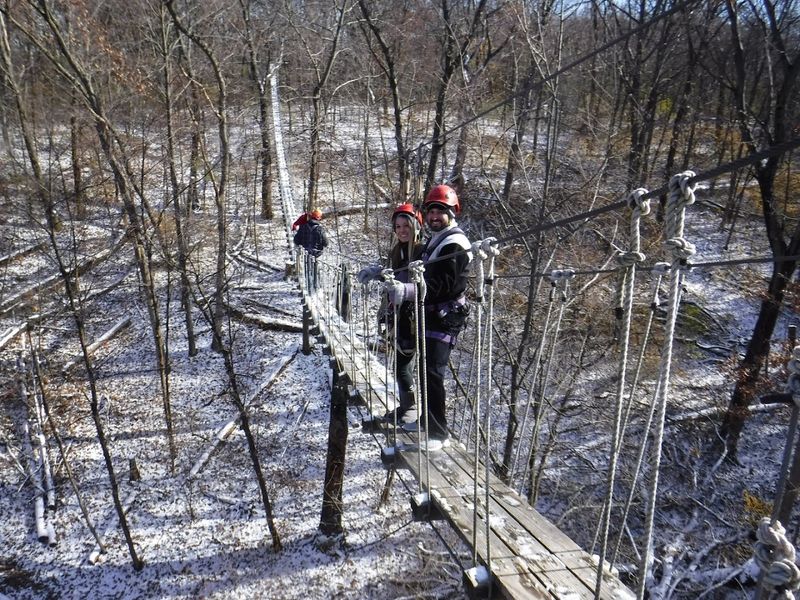 Some Challenges Rise Up To 32 Feet Above The Ground