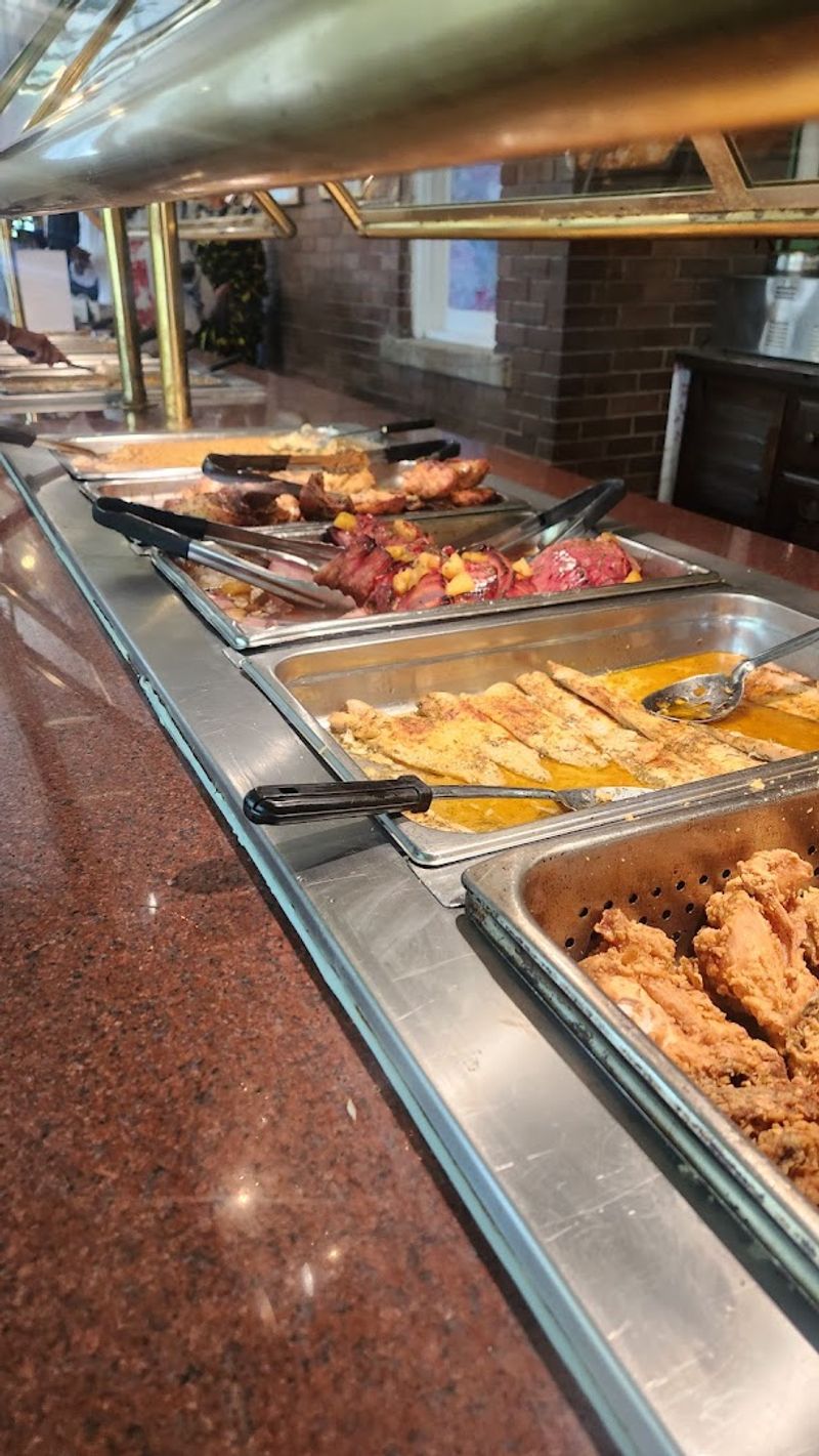 What The Buffet Spread Actually Looks Like