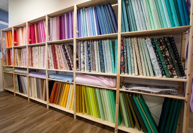 Variety Of Fabric Types And Textures