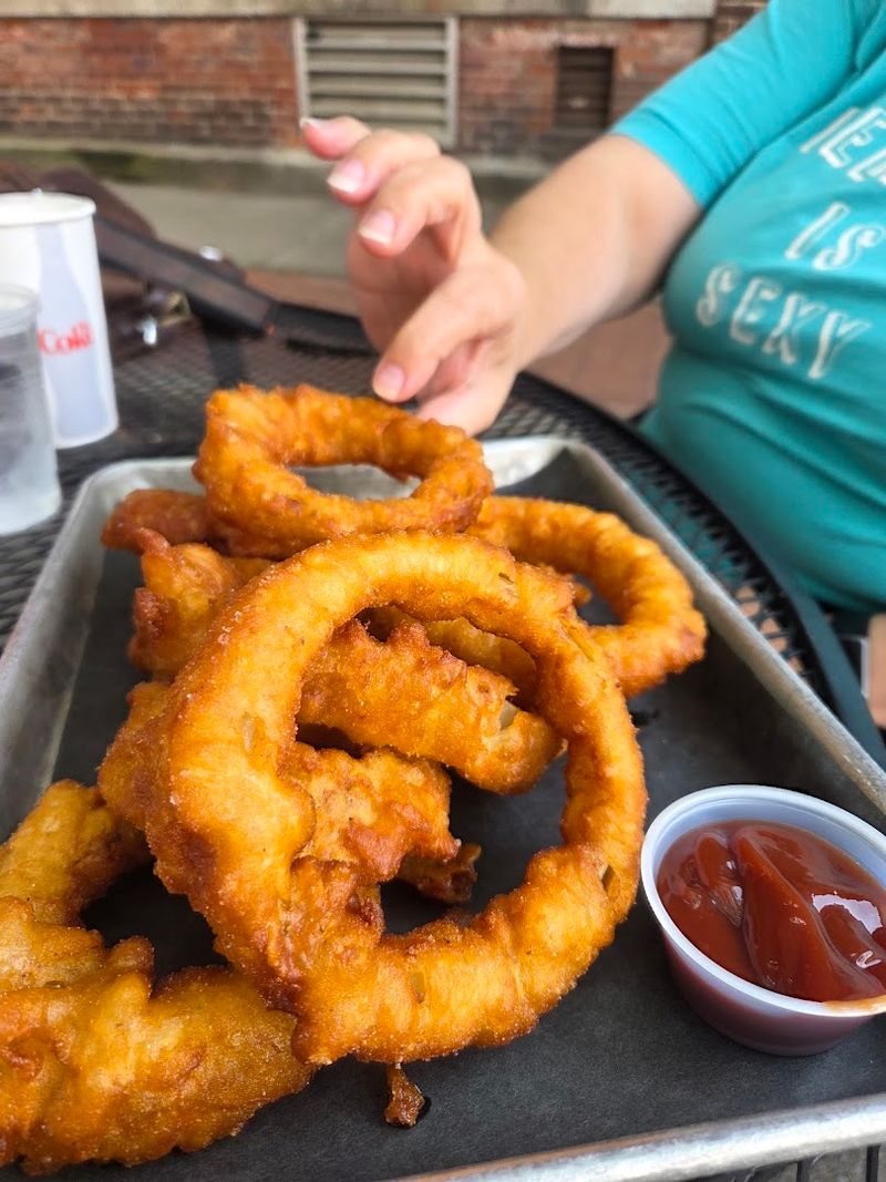 Hand-Cut Fries And Onion Rings That Make The Burger Even Better