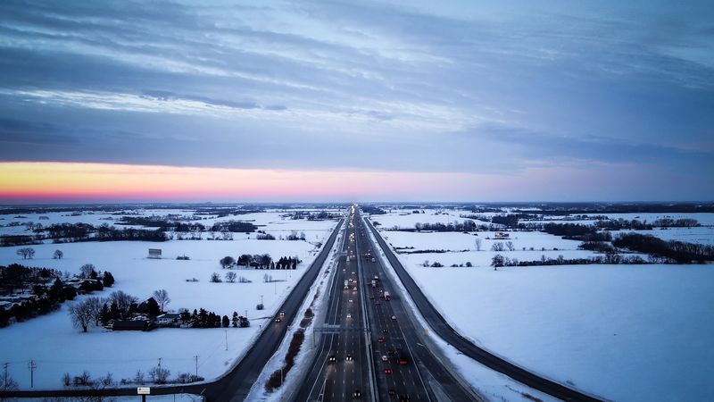 The Sign Marks The Shift From Highway Miles To Wisconsin Plans