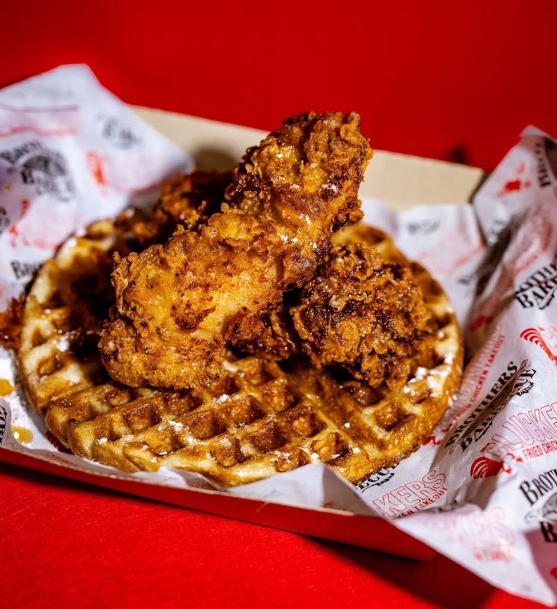 Chicken And Waffles Get A Cluckers-Style Spin