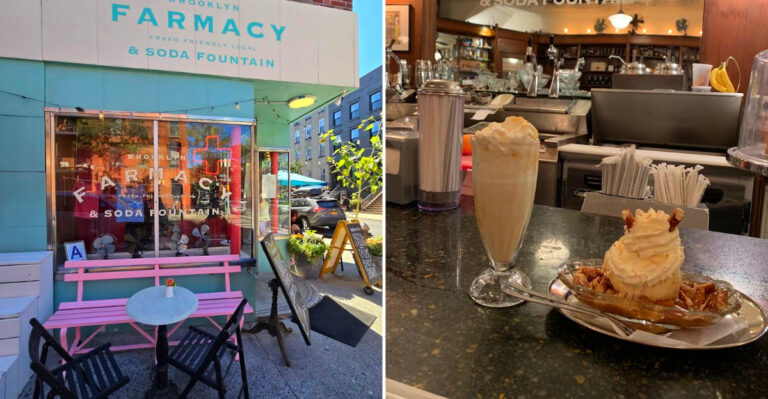 The Milkshakes At This Restored New York Soda Fountain Are Thick, Creamy, And Full Of Old-School Charm