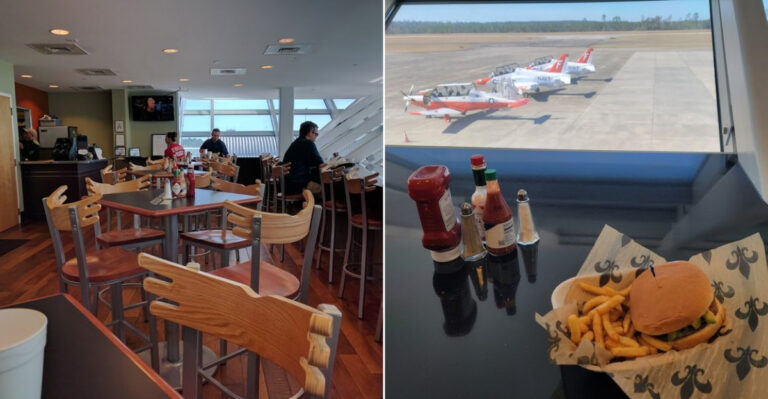 The Mississippi Airport Café Where You Can Eat A $10 Breakfast While Small Planes Land 50 Feet From Your Window