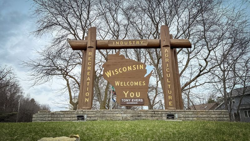 The Sign Greets Drivers Just Past The Illinois Border