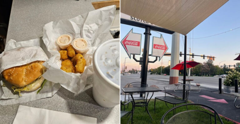 The Most Legendary Old-School Cheeseburger In Idaho Comes From This Tiny Walk-Up Drive-In