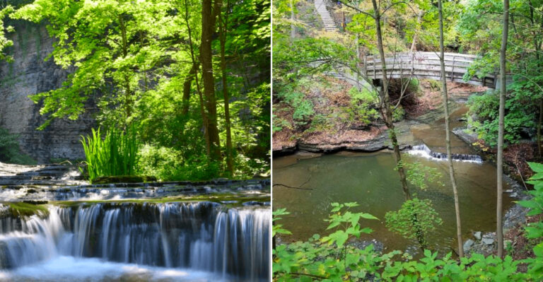 The New York Waterfall Trail Near Cornell That Feels Like A Secret Passage Through A Fantasy Wonderland
