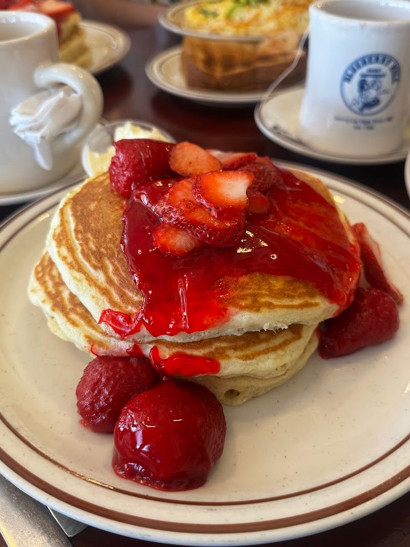 Fresh Buttermilk And Grade AA Eggs Help Make The Pancakes Stand Out