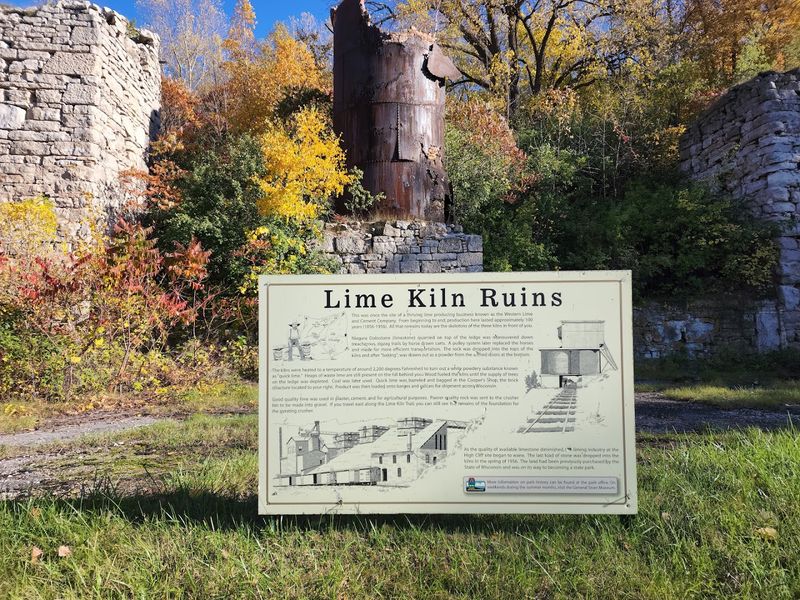 The Lost Town Grew Around A Busy Limestone Operation
