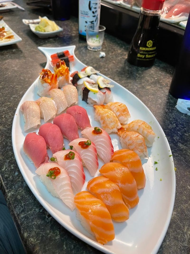 The Menu Includes Fresh Sushi And Sashimi