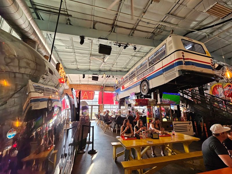 Real Vehicles Are Built Into The Restaurant Design