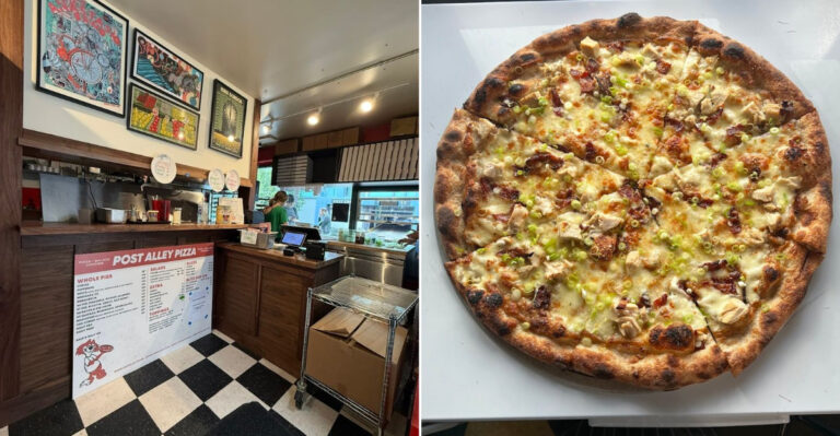 The Rustic Washington Pizzeria Where Thin Crust Pizza Steals The Whole Show