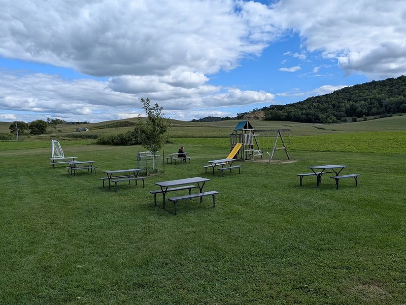 This Is More Than A Pizza Stop Because There Are Trails, Goats, And A Gift Shop