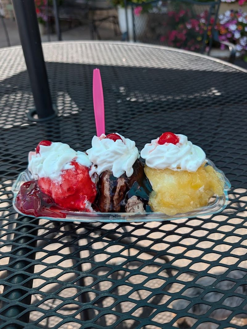 The Banana Split Is One Of The Classic Treats On The Menu