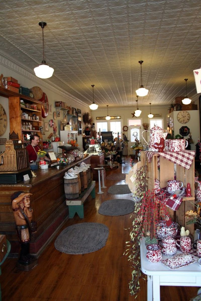 Kitchen Goods And Home Decor Give It A True General Store Feel