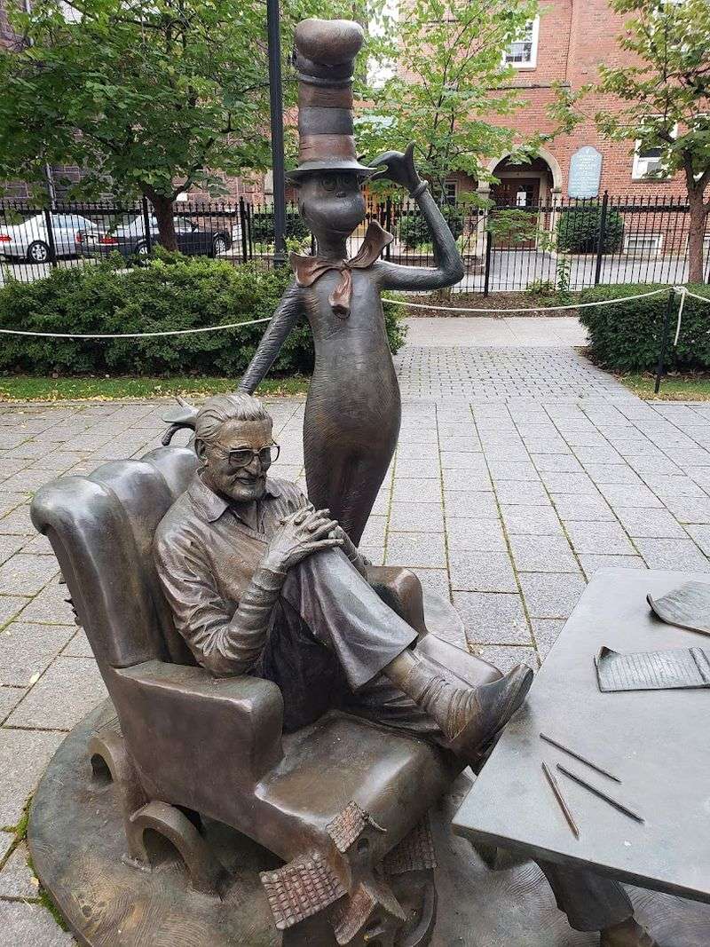 Over Thirty Bronze Sculptures Fill The Courtyard
