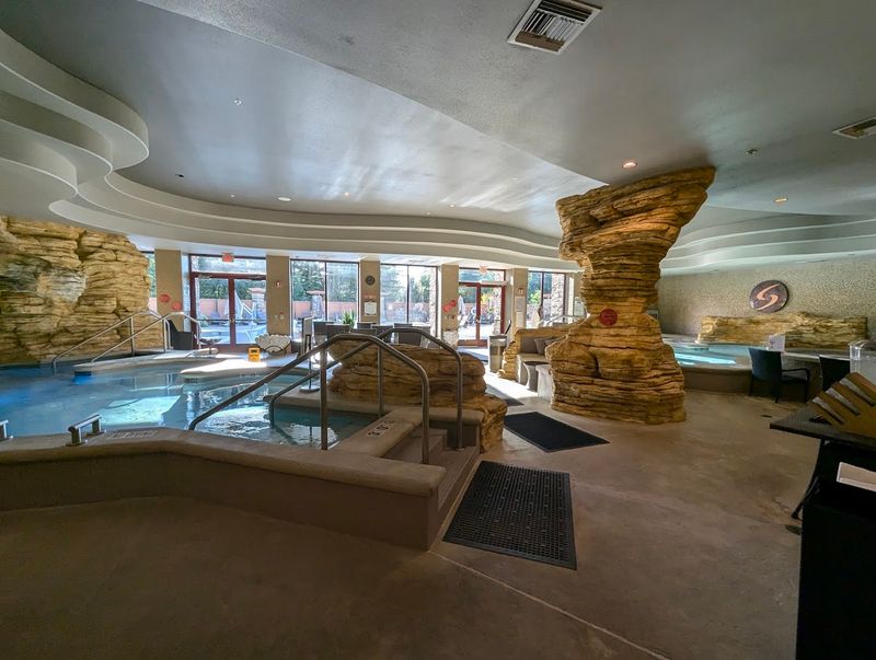 Guests Can Float Between Indoor And Outdoor Pool Spaces Year-Round