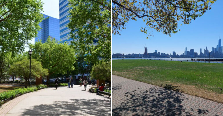 The Waterfront Bike Path In New Jersey With Incredible Skyline Views At Every Turn