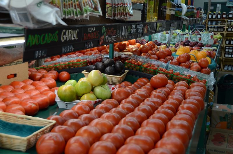Fresh Produce Sourced From Local Farms And Amish Growers