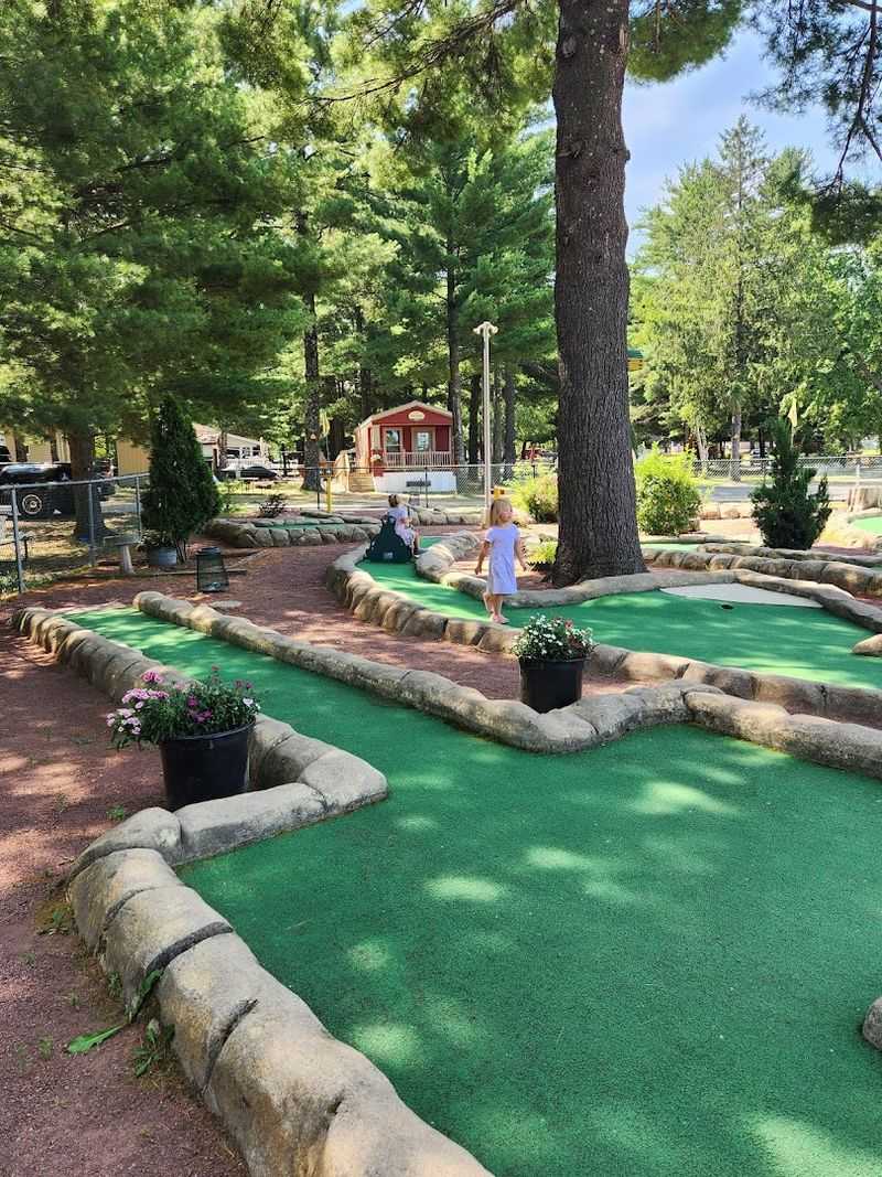 Mini Golf, Volleyball, Basketball, And Games Fill The Day