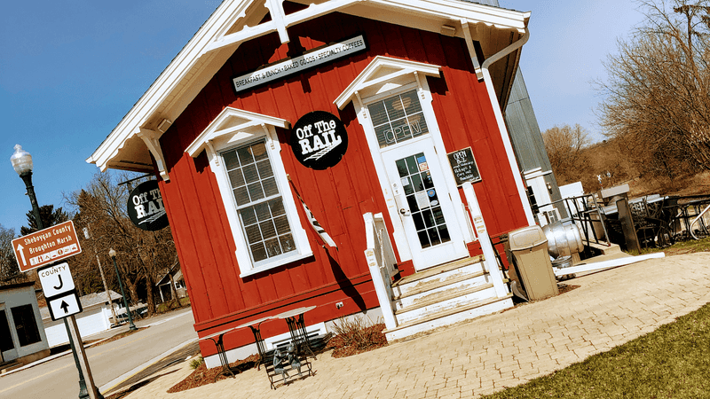 Original Railroad Depot Setting In Elkhart Lake