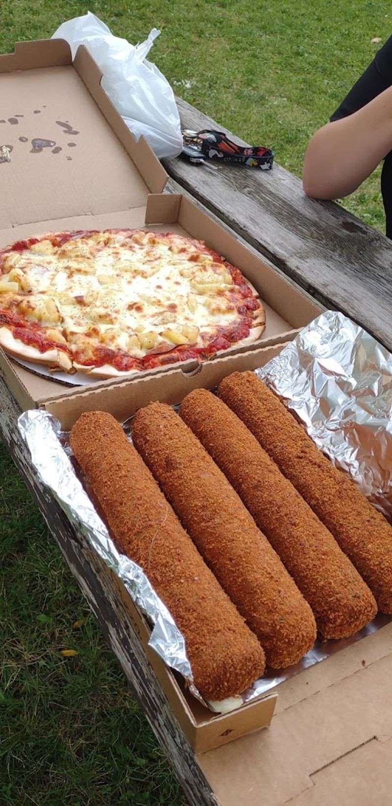 The Giant Mozzarella Sticks Are The Main Attraction