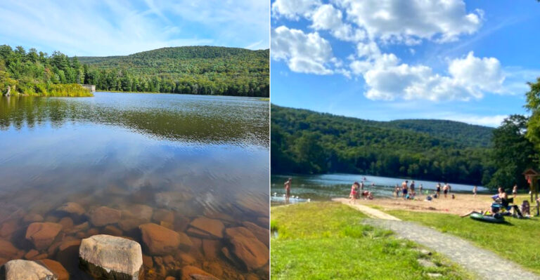 These Sandy Catskills Beaches Are What New York Locals Drive To When The Jersey Shore Feels Too Far