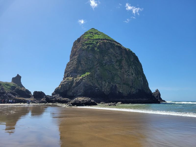 Haystack Rock At Cannon Beach