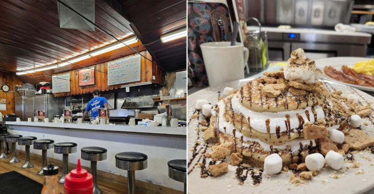 This Classic New York Diner Is Famous For Pancakes That Barely Fit On The Plate