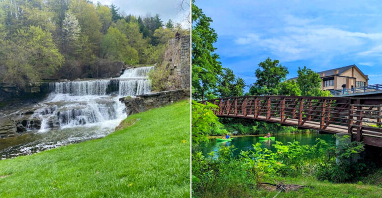 This Gorgeous New York Bike Trail Winds Past Waterfalls, Crystal Clear Water, And Vineyard Views
