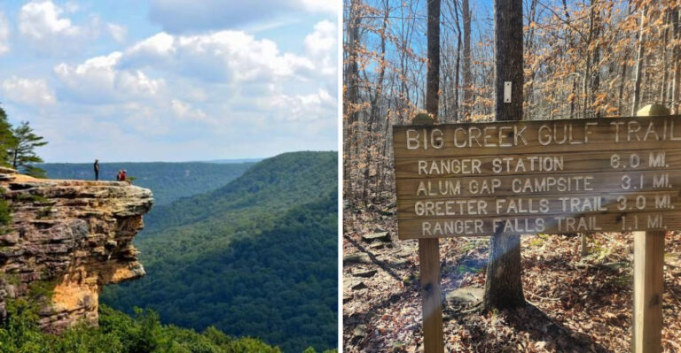 This Hidden Tennessee Trail Takes You Through A Massive Stone Door And Into A Lost World