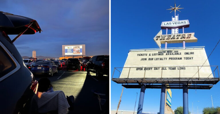 This Nevada Drive-In Theater Lets You Watch Movies Beneath The Desert Sky