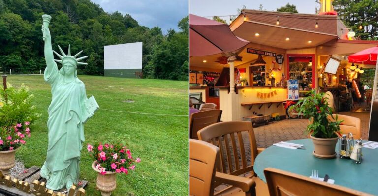 This New York Drive-In Is The Only One Where You Sit Down For Dinner Before The Movie Starts
