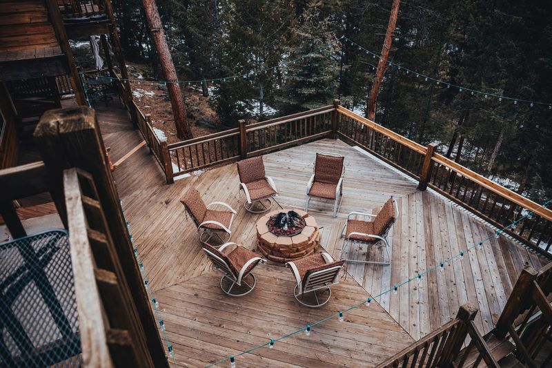 Treehouses Floating Above The Forest